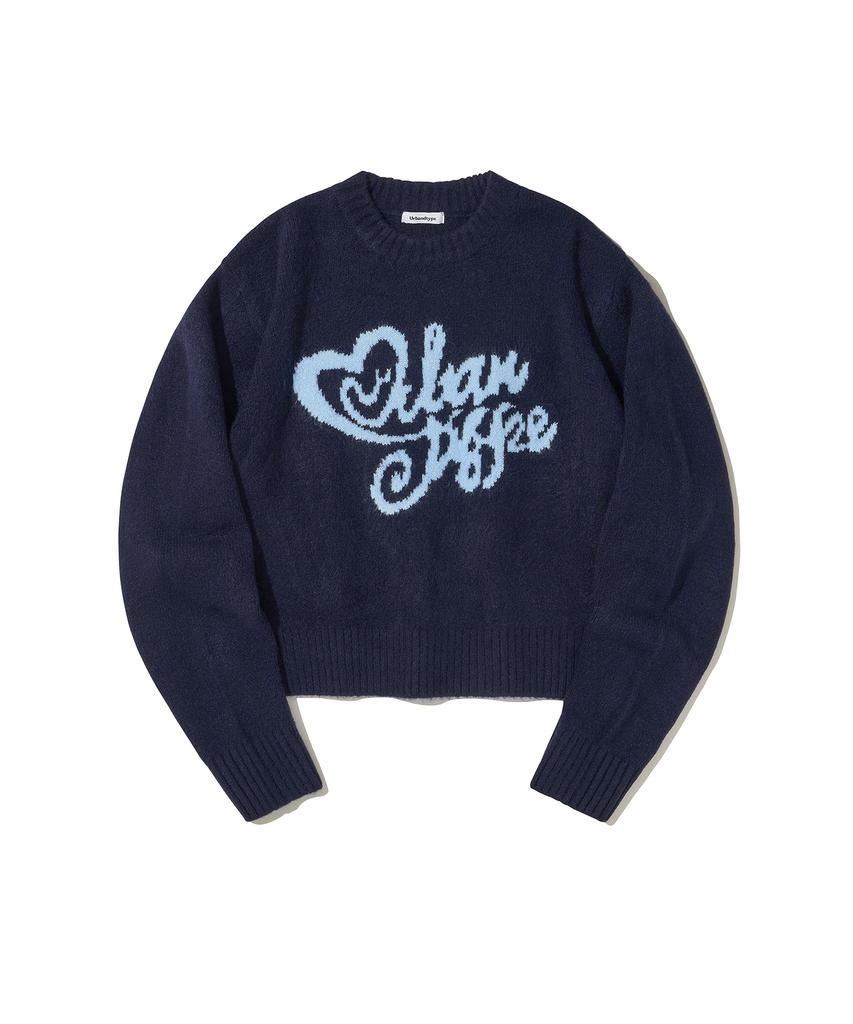 URBANDTYPE Lovely Brushed Crop Knit_3Color