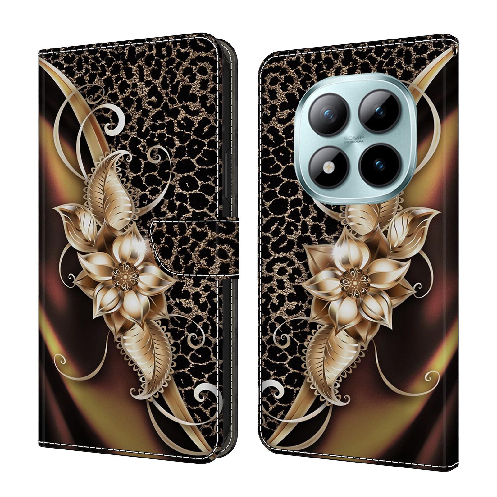 

Для Xiaomi Poco M8 Pro 5G/Redmi Note 15 Pro+ 5G (Глобальний) Чохол-гаманець з PU-шкіри для телефону з підставкою