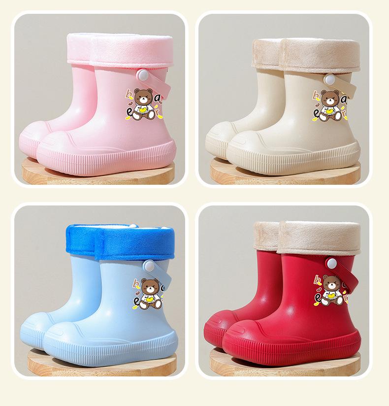 Girls' Waterproof Rain Boots - 2026 Style for Ages 6-10, Non-slip and Perfect for School.