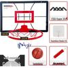 Punch-Free Foldable Basketball and Volleyball Hoop for Kids - Indoor/Outdoor Wall-Mounted Dunk Board