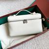New LP Bag L19 Lunch Box Bag, One Shoulder Crossbody Handbag, Simple and Fashionable Retro Handbag