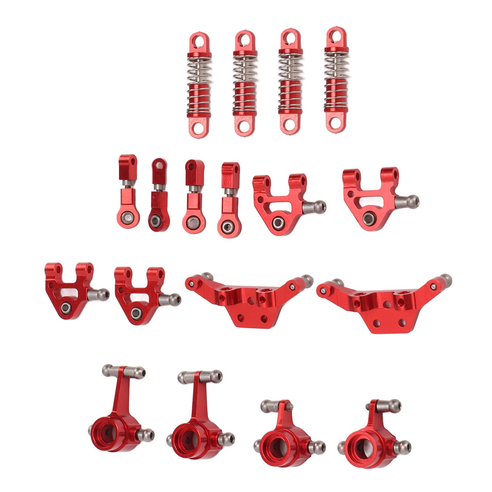 

Металевий набір запчастин для апгрейду радіокерованої машини, амортизатори, CVD приводний вал, передні/задні поворотні кулаки для WLtoys