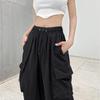 Retro Spicy Girl Hip Hop Wide-Leg Cargo Joggers