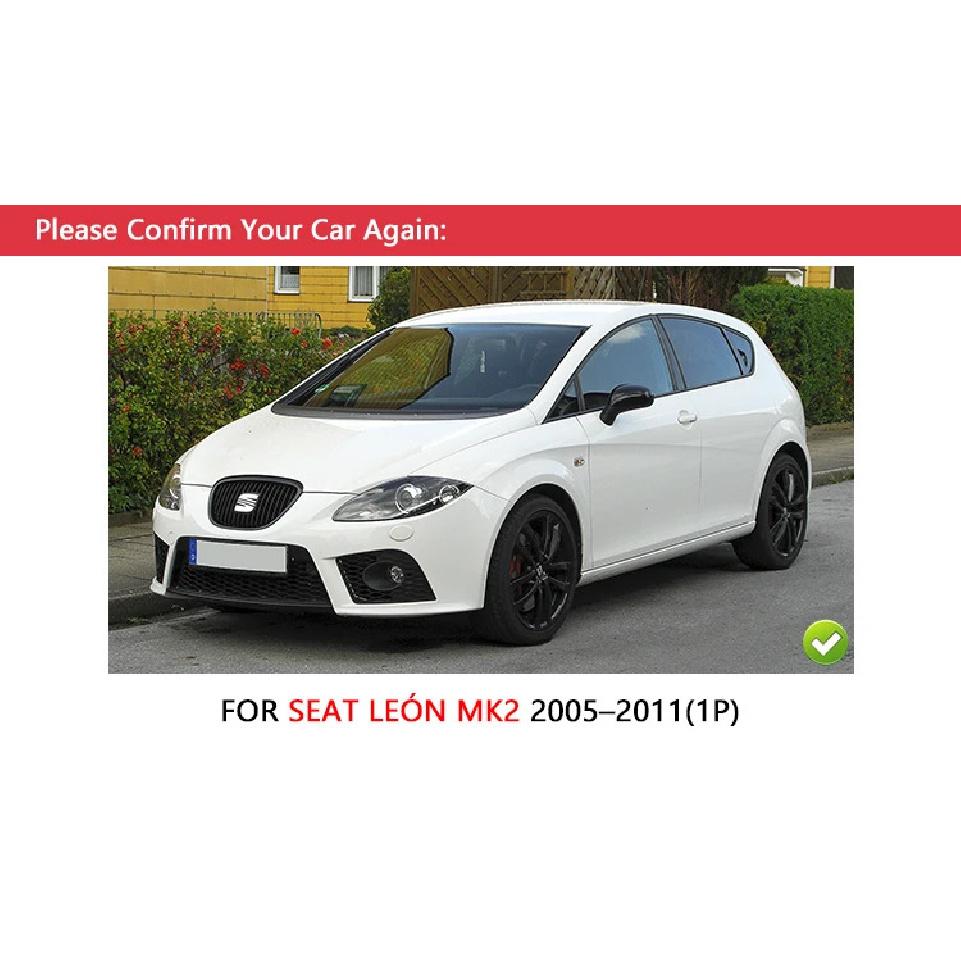 For Seat Leon MK2 2005-2012 1P Chrome Door Handles Covers Car Accessories Stickers Car Styling 2006 2007 2008 2009 2010 FR FR+