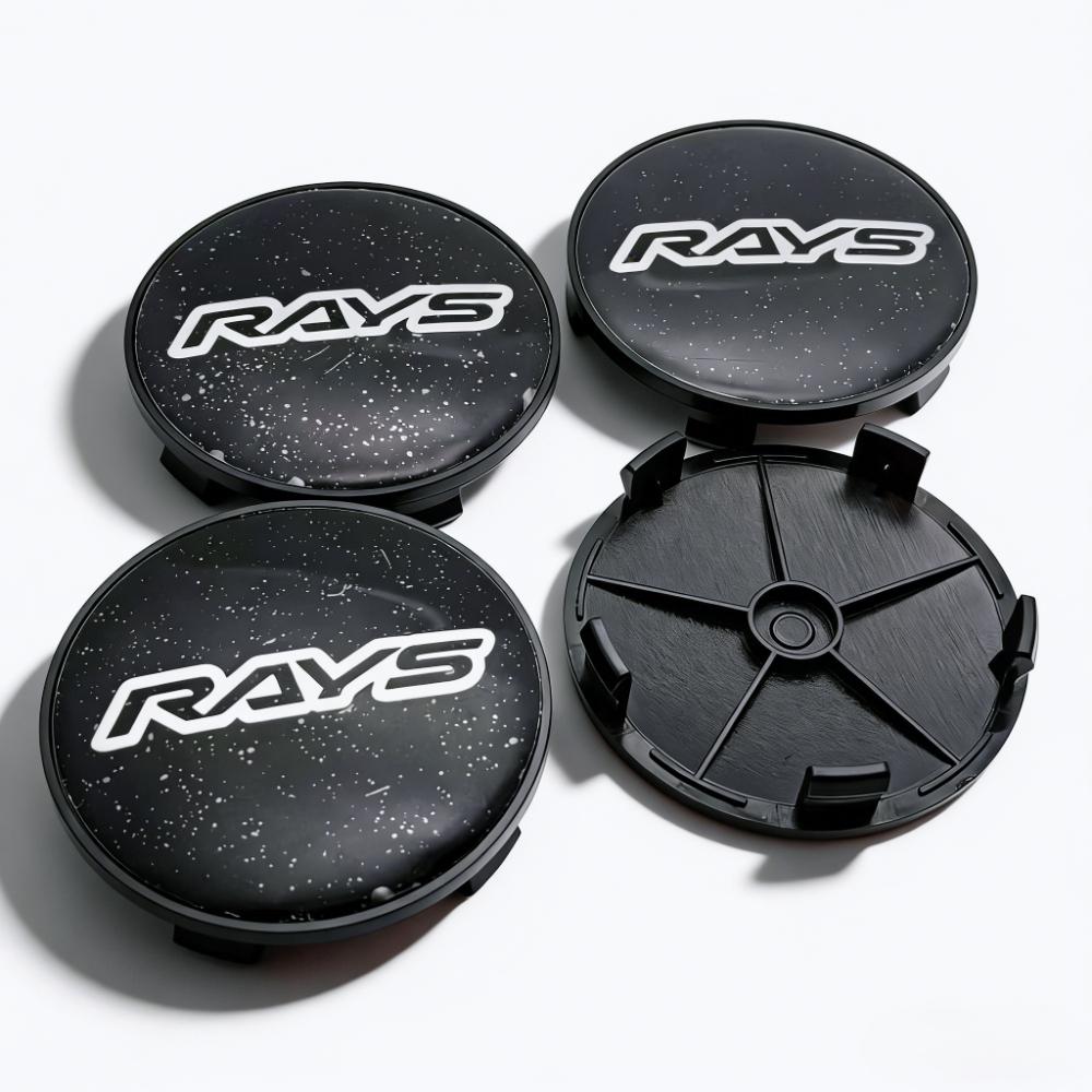 

4pcs JDM RAYS Racing Logo Emblem Car Wheel Center Caps 68MM 63MM Wheels Hub Cap Rim Hubcaps Dust Cover Replace Car Accessories RAYS Badge&4pcs 68 Wheel Caps