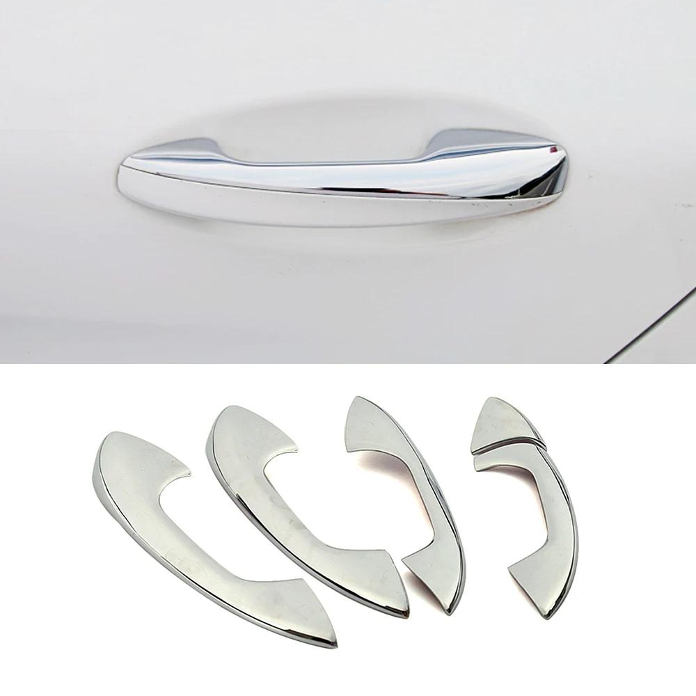 For Mercedes Benz A C E GLC Class W177 W213 W205 X253 Carbon Fiber Color Exterior Accessory Door Handle Cover Modify Frame Trim