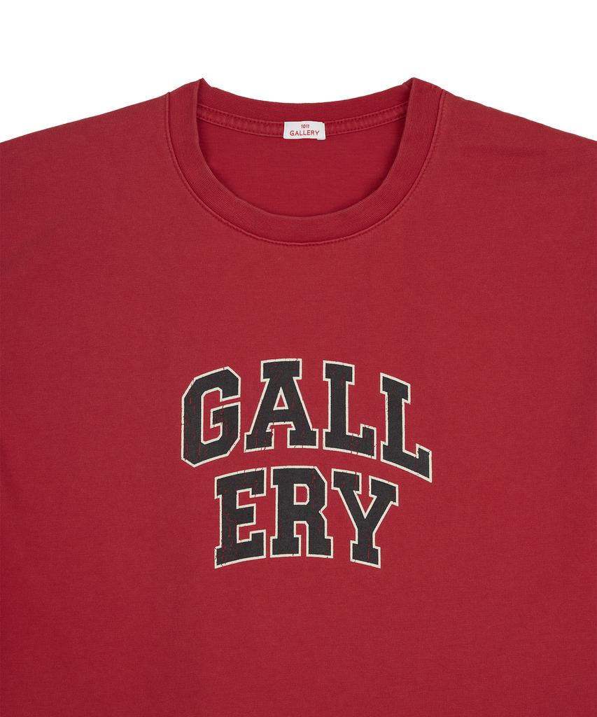 1011 GALLERY Classic Gallery Logo T-Shirts - Red