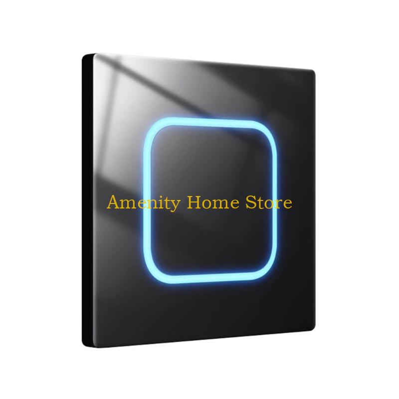 F26C 3 4 Gang Wall Glasses Panel Switches Replacement Wall Button Light Switches