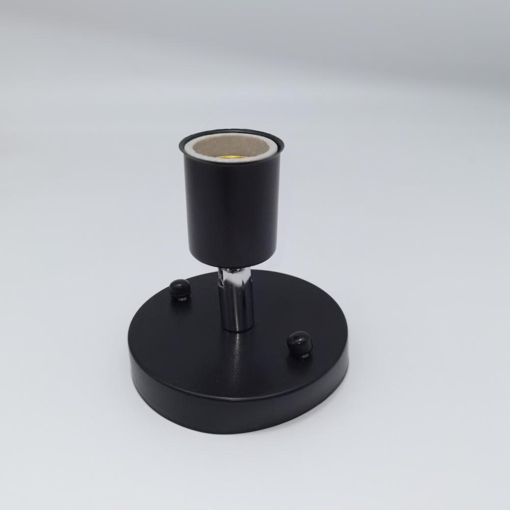 E27 Light Socket Antique Metal Lamp 1pcs Black White Silver Bronze Lamp Base Socket Holder for E27 Edison Incandescent Lamp