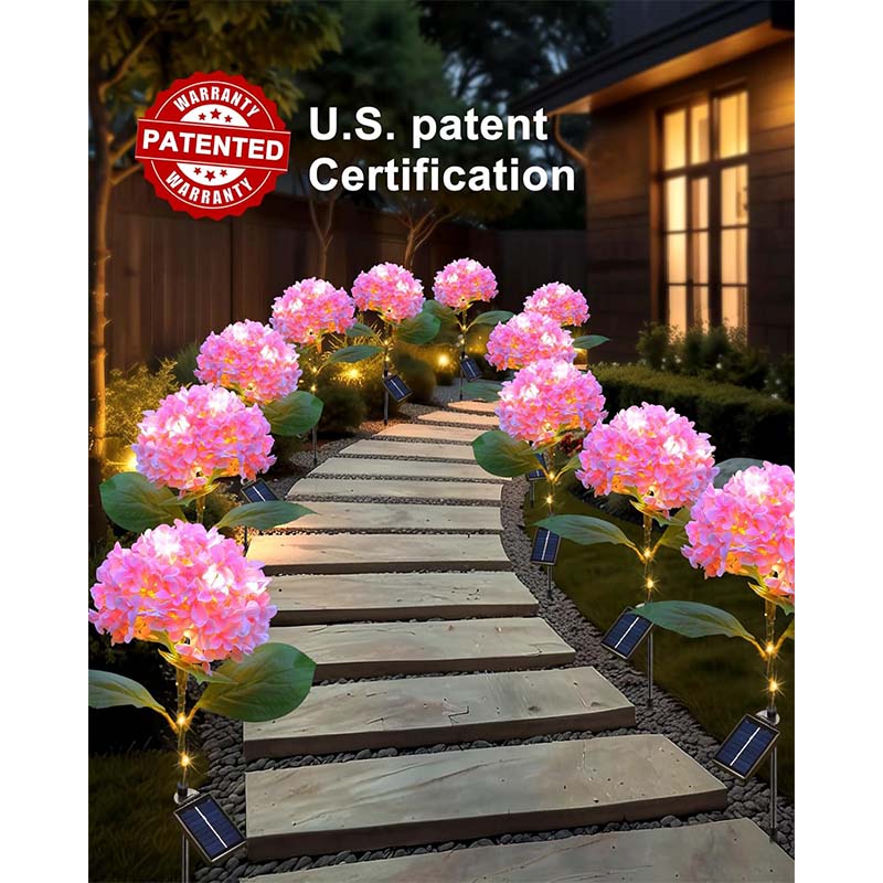 Solar Garden Lights Outdoor,Solar Flowers Lights Outdoor,8 Lighting Modes Solar Lights Outdoor Garden Decorative for Yard Lawn Pathway Decoration