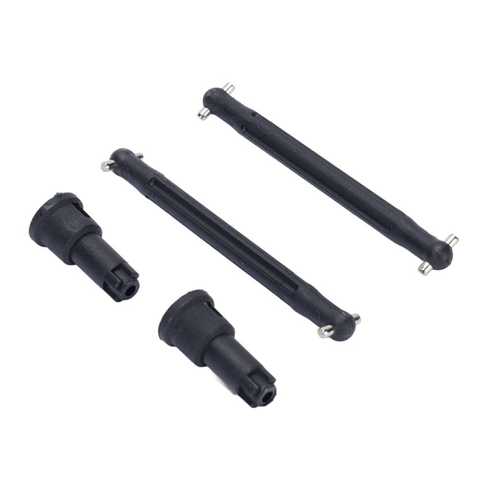 2Pcs/Set Black Rear Drive Shaft for 16101/16102/16103/16201 RC Car Drivetrain Upgrade