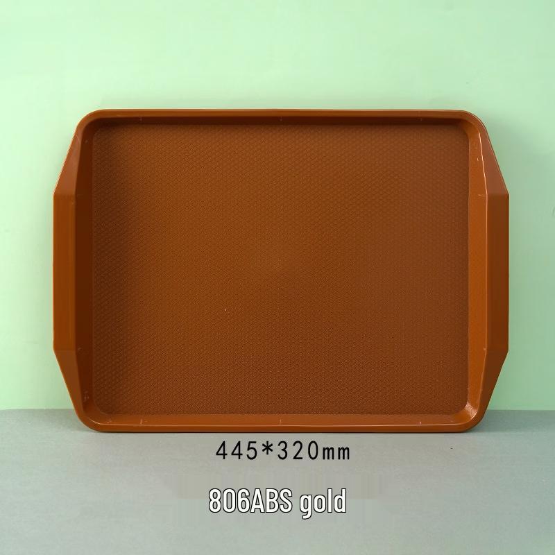 Non-slip Rectangular Plastic Serving Trays