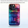 Beverage vending machine pattern tempered glass phone case suitable for iPhone 17 16 15 14 13 12 11 Pro/Max/Plus shockproof