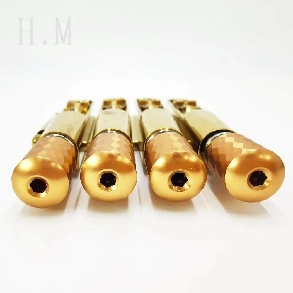 High quality 4-string bass bridge without head, copper string holder
