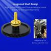 3D Printer Accessories 1 PCS Golden Hardened Steel Extruder Gear Assembly Aluminum Alloy Handle Kit Compatible for Bambu Lab A1/A1 Mini