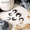 AOEDEJ 1Piece Stainless Steel Nose Ring 8-25mm Horseshoe Shape Septum Rings Colour Nose Studs Earring Punk Body Piercing Jewelry