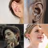 1/7 Stück 20G Flache Rückseite Ohrstecker G23 Titan Gewindelose Tragus Labret Knorpel Lippe Conch Körperpiercing Schmuck für Frauen Männer