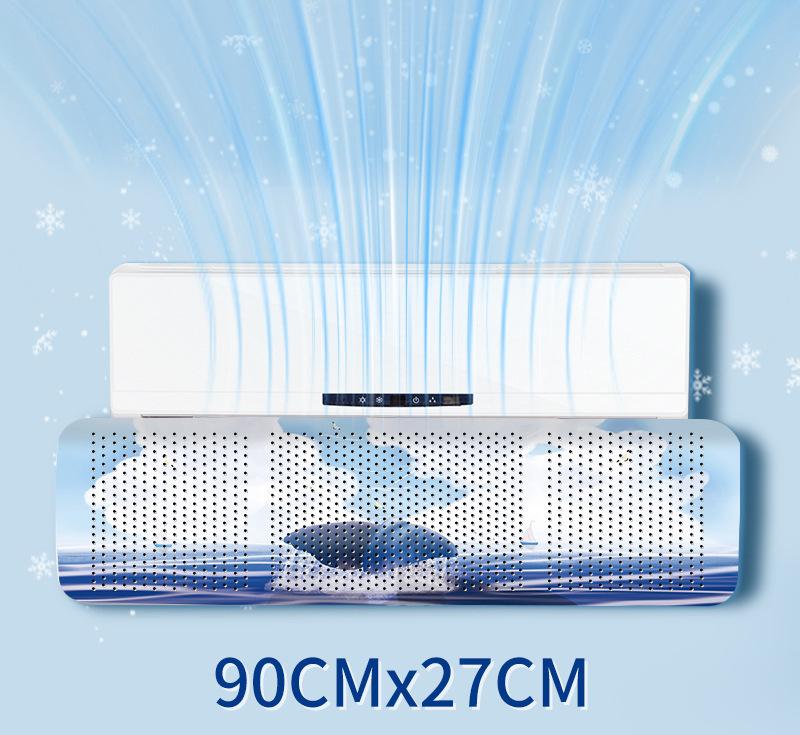 Paravan de Vânt pentru Aer Condiționat Infant Anti Suflare Directă Scalabil Reglabil Acoperire Ghid de Vânt Deflector de Ieșire Parbriz Acoperire de Praf