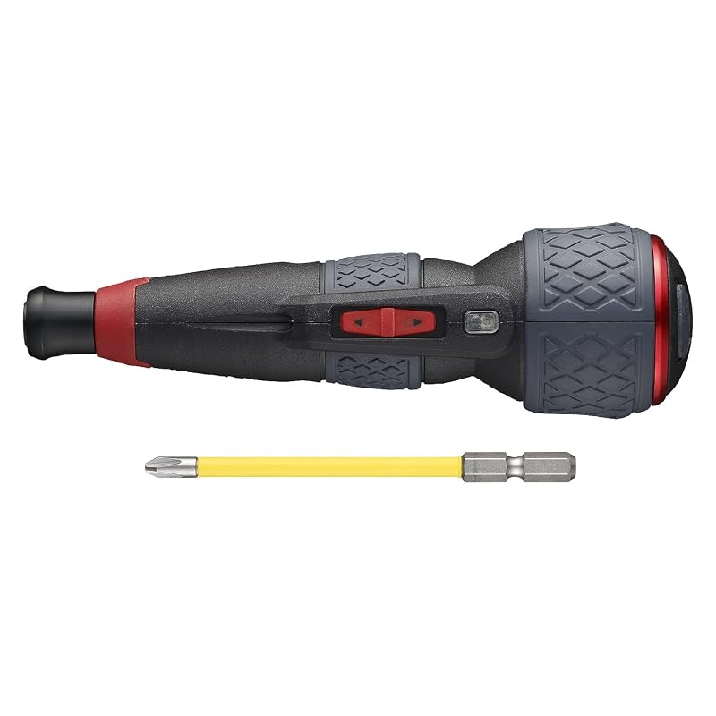 VESSEL Electric Ball Grip Screwdriver, Phillips Head, 3-Speed Mode, 1 Bit Included, Electric Screwdriver Ball Plus 220USB-P1