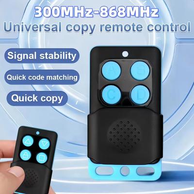 Duplicador RF 300-868Mhz Controle Remoto Cópia Automática Controle Remoto Código Fixo 433mhz 315Mhz Controle Remoto Sem Fio Para Portão Porta de Garagem