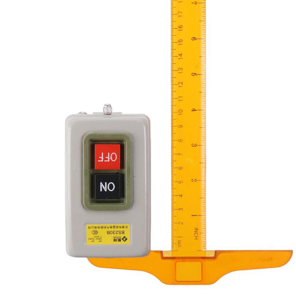 10A Ein/Aus Start Stop Schalter AC 220V/380V 3 Phase Elektrische Motor Schalter Schaltung Steuert