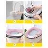 2pcs/set Cushion and Lid Cover Toilet Seat Mat Set Universal Soft Washable Closestool Seat Case Bathroom Winter Pad Bidet Mats