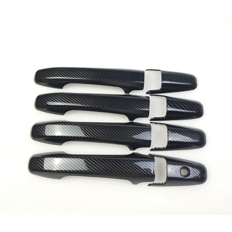 Kohlefaser-Stil Außen Türgriff Abdeckung Zierleiste für Honda Civic 2006-2011 Außen Haltegriff Rahmen Hülle Aufkleber Auto-Styling