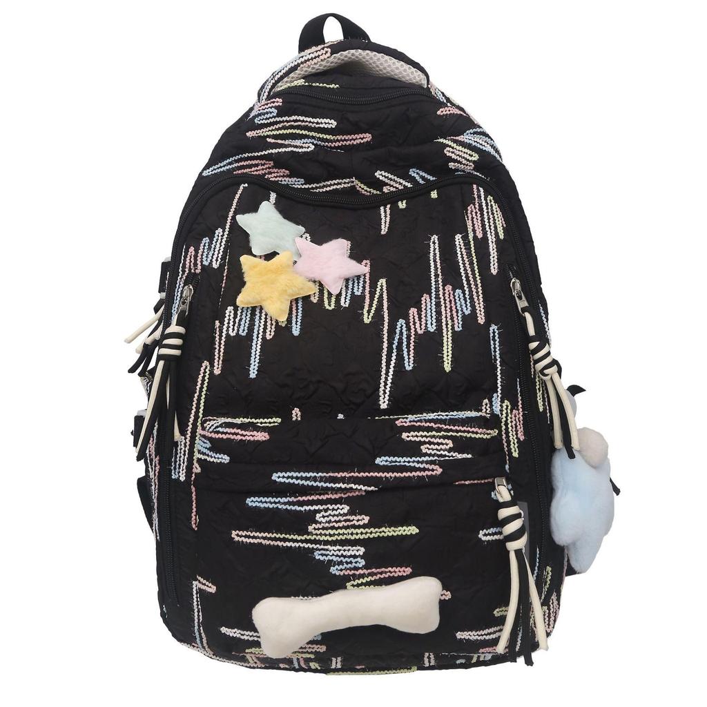 Schoolbag High-value schoolbag for female junior high school students Korean version Mori large-capacity backpack for high school students Fashion 