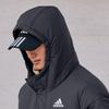 Adidas Water-Repellent Hooded Long Down Jacket