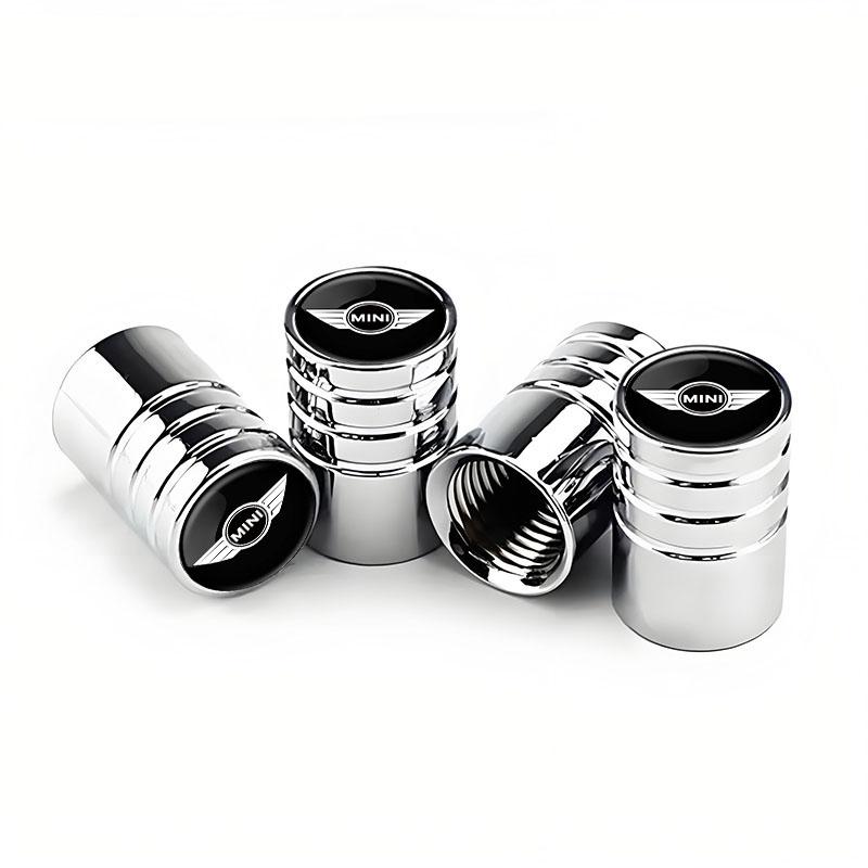 4Pcs Car Wheel Tire Valve Caps Tyre Stem Covers Accessories For MINI JCW Cabrio Cooper Countryman Aceman Clubman Coupe Paceman Phgqd66