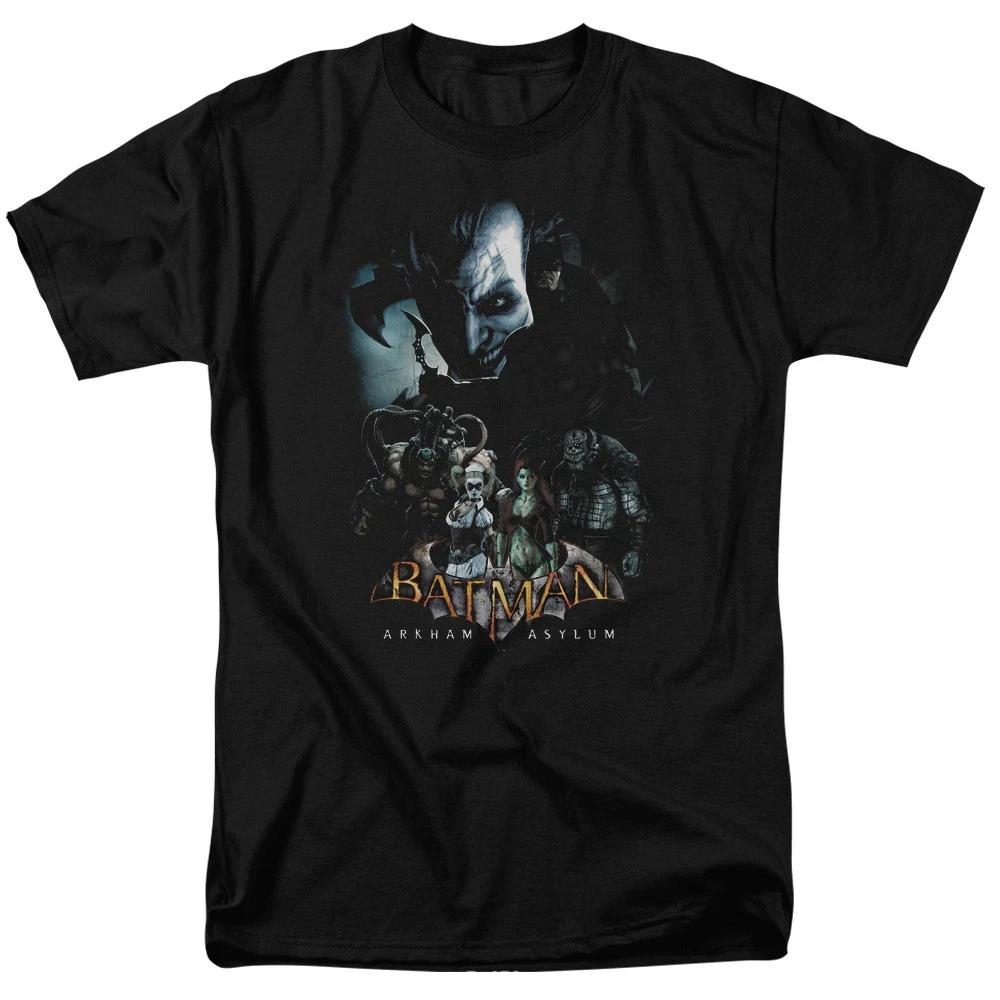 Batman Arkham Asylum Five Against One DC Comics Licensed Adult T-Shirt XS