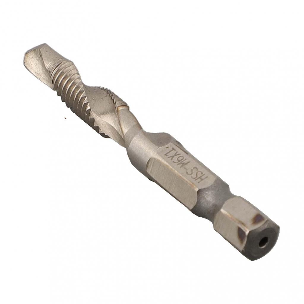 Tap Drill Bits Hex Chuck Tapping Machine M3-M10 Silver