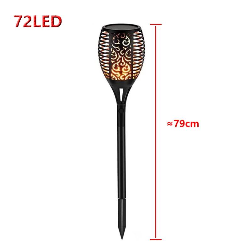 1/2/4/Pcs Outdoor Solar Lights Flame Torch Lights Flickering Lamp Waterproof Garden Outdoor Lawn Path Yard Patio Floor Lamps
