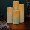 8Pcs Flameless LED Waterproof Lights Plastic Pillar LED Portable Light Enduring