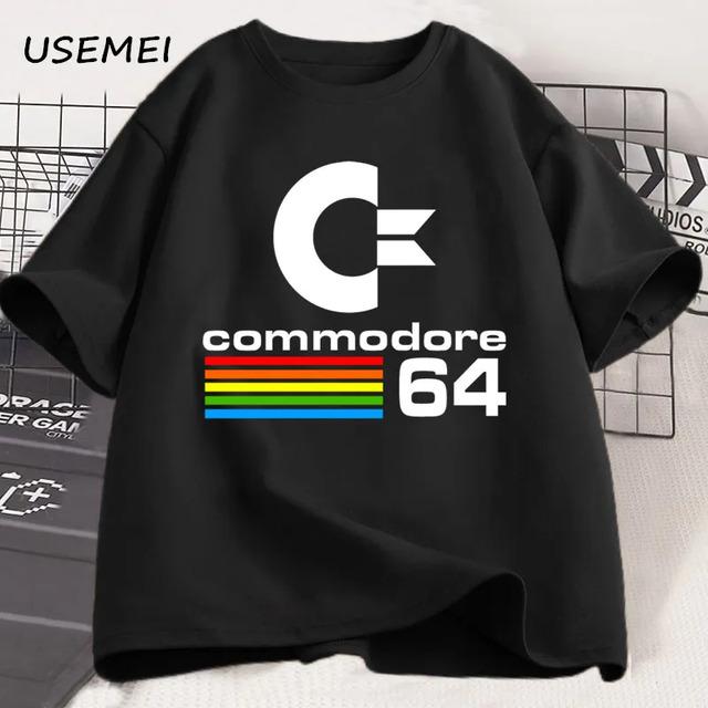 Ретро футболка Commodore 64 с компьютером XL