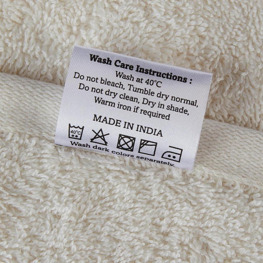 Cotton Bath Towel | 500 GSM | Fade Resistant | Cream