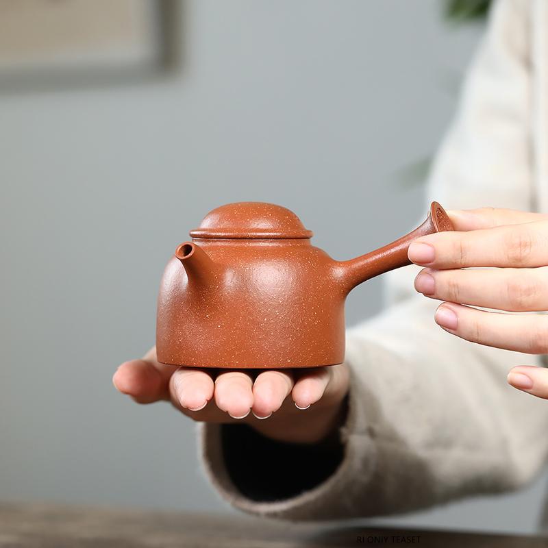 150ml Creative Yixing Purple Clay Teapots Famous Handmade Ball Hole Filter Tea Pot Chinese Zisha Teaware Beauty Kettle Tea Set