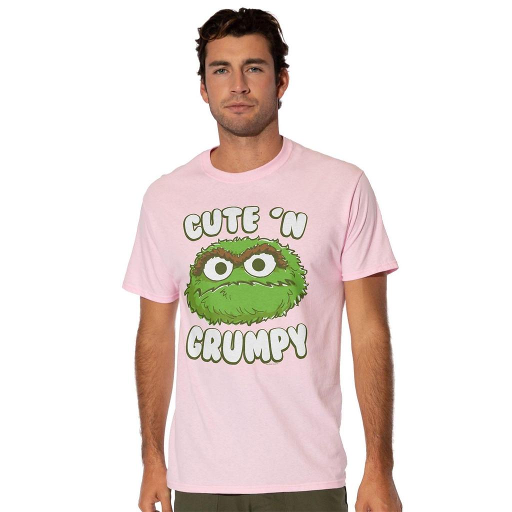 Sesame Street Mens Cute N Grumpy T-Shirt
