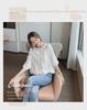 Women's Floral Lace Shirt with Lantern Sleeves - 2022 Spring/Summer Chiffon Hollow Top