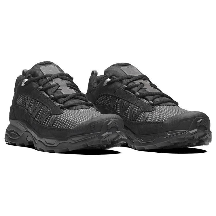 Salomon Shelter Low Leather Comfortable Durable Low Top Outdoor Functional Shoes Unisex Shoes Black 416678
