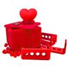 3D Printed 3D Annoying Gift Box with Screws Heart Design Prank Screw Box Pop It Sensory Stress Relief Packaging Organizer