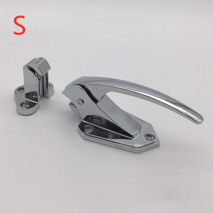 

Zinc Alloy Door Handle Lock Spring Loaded Pull Handle Latch For Oven Refrigerator Freezer Storage Industrial Accessories