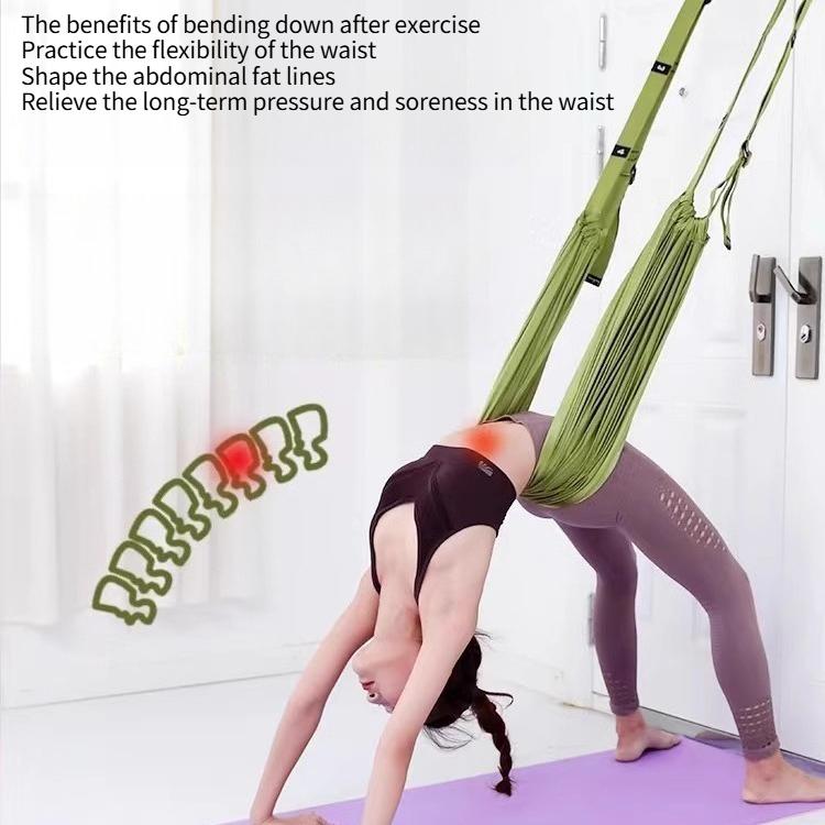 1PC Aerial Yoga Suspender Household Fitness Equipment Yoga Backbend Inverted Tension Rope Hanging Door Yoga Stretch Belt