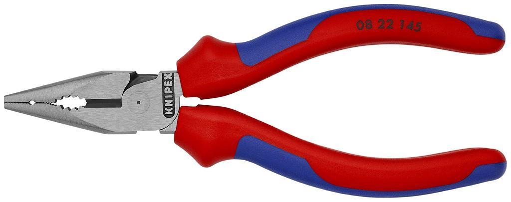 KNIPEX Needle Nose Pliers 145mm Comfort Handle 0822145