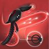 Cross Rabbit Vibration Ring: Male Lock & Nipple Testicle Massager