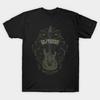 Men Black Print T-shirt In Ibanez We Trust, Electric Guitar No-Cut Transfer Paper Print Cotton Tshirt