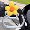 Aluminiumlegierung Motorrad Lenker Haken Helm Aufbewahrung Gepäcktasche Aufhänger Halter mit Blume Für Fahrrad Roller Elektrofahrrad