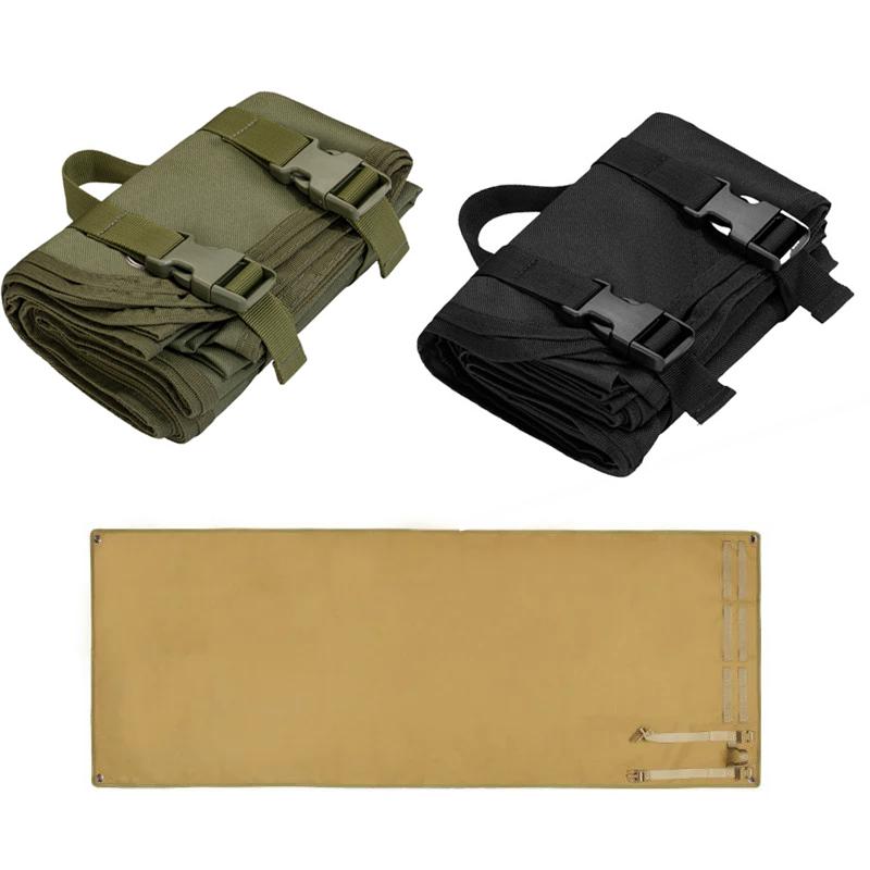 Outdoor Waterproof Non Slip Double Sided Camping Mat Multifunctional Sports Fitness Exercise Training Pad Yoga Gym Picnic Ground Sheet Gear