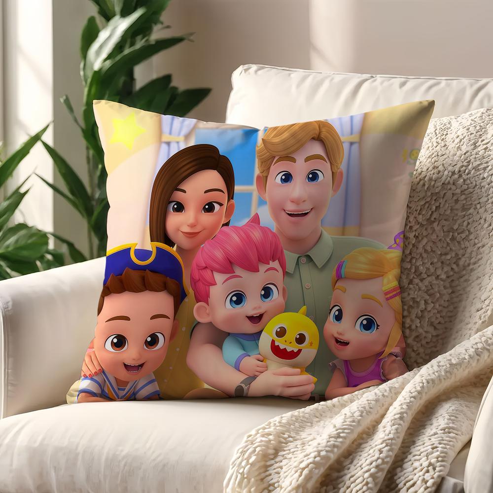 Cartoon B-Bebefinns-S Kawaii Cushion Cover For Pillow Printing Sofa Decoration Home Car Room Coffee Shop Office Nordicsimplicity