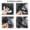 4 Stück Auto-Reifenventilschaftkappen Aluminium Reifenradventil Luftventilabdeckung Staubkappe Für Citroen C4 C3 C5 C1 C2 Celysee Cactus Picasso